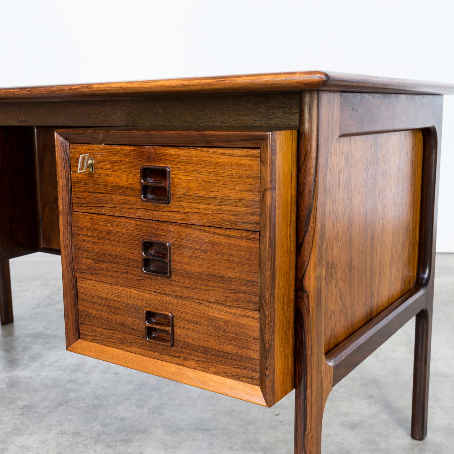 1960s Arne Vodder Rosewood Writing Desk for Sibast For Sale 5