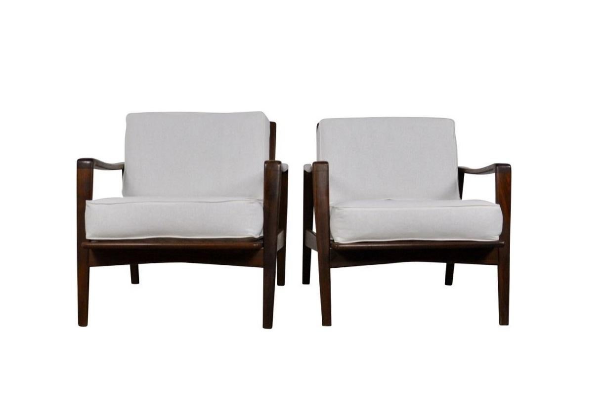 1960er Arne Wahl Iversen Easy Chairs von Komfort, Dänemark (Dänisch) im Angebot