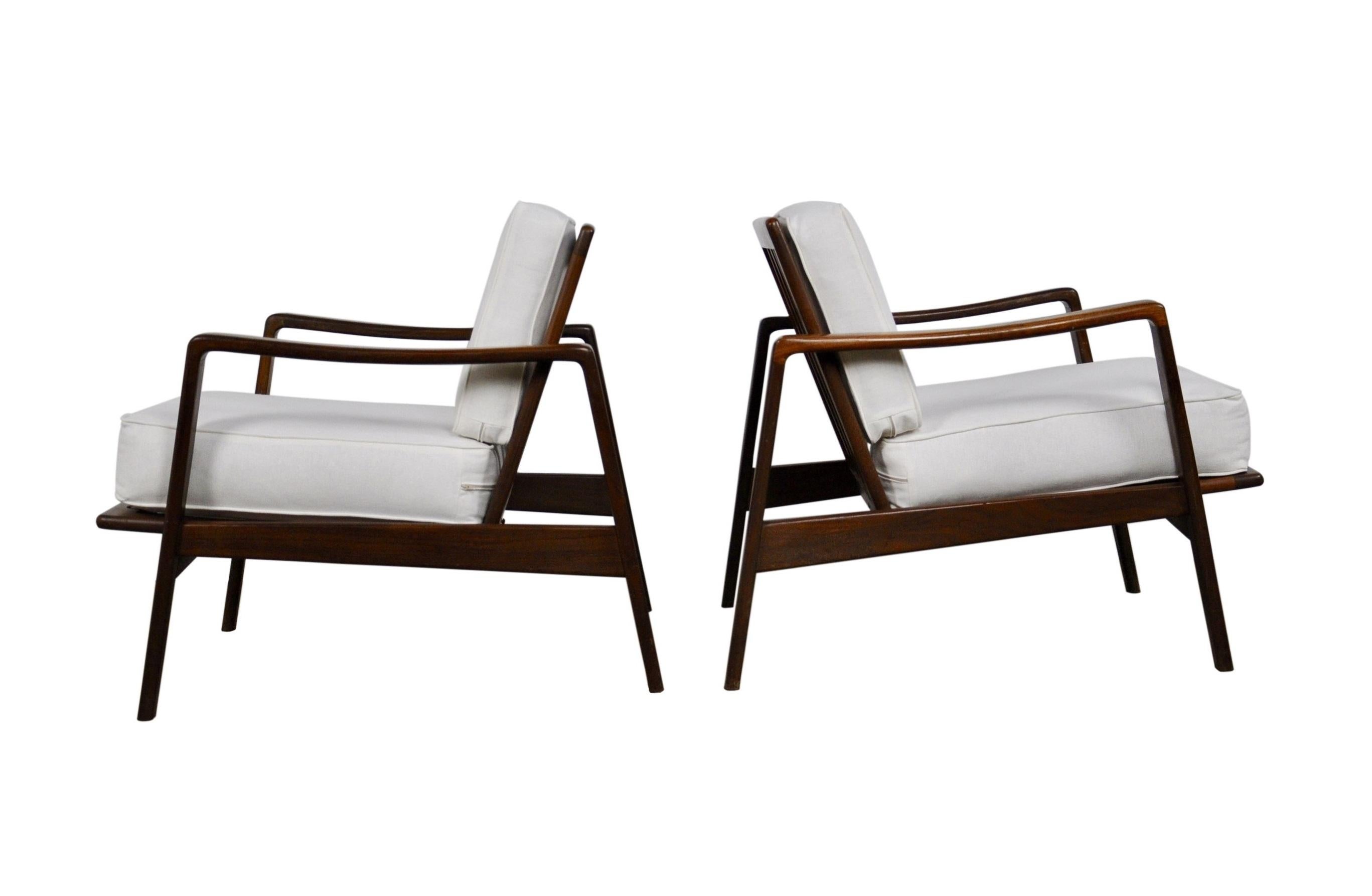 Danish 1960's Arne Wahl Iversen Easy Chairs by Komfort, Denmark For Sale