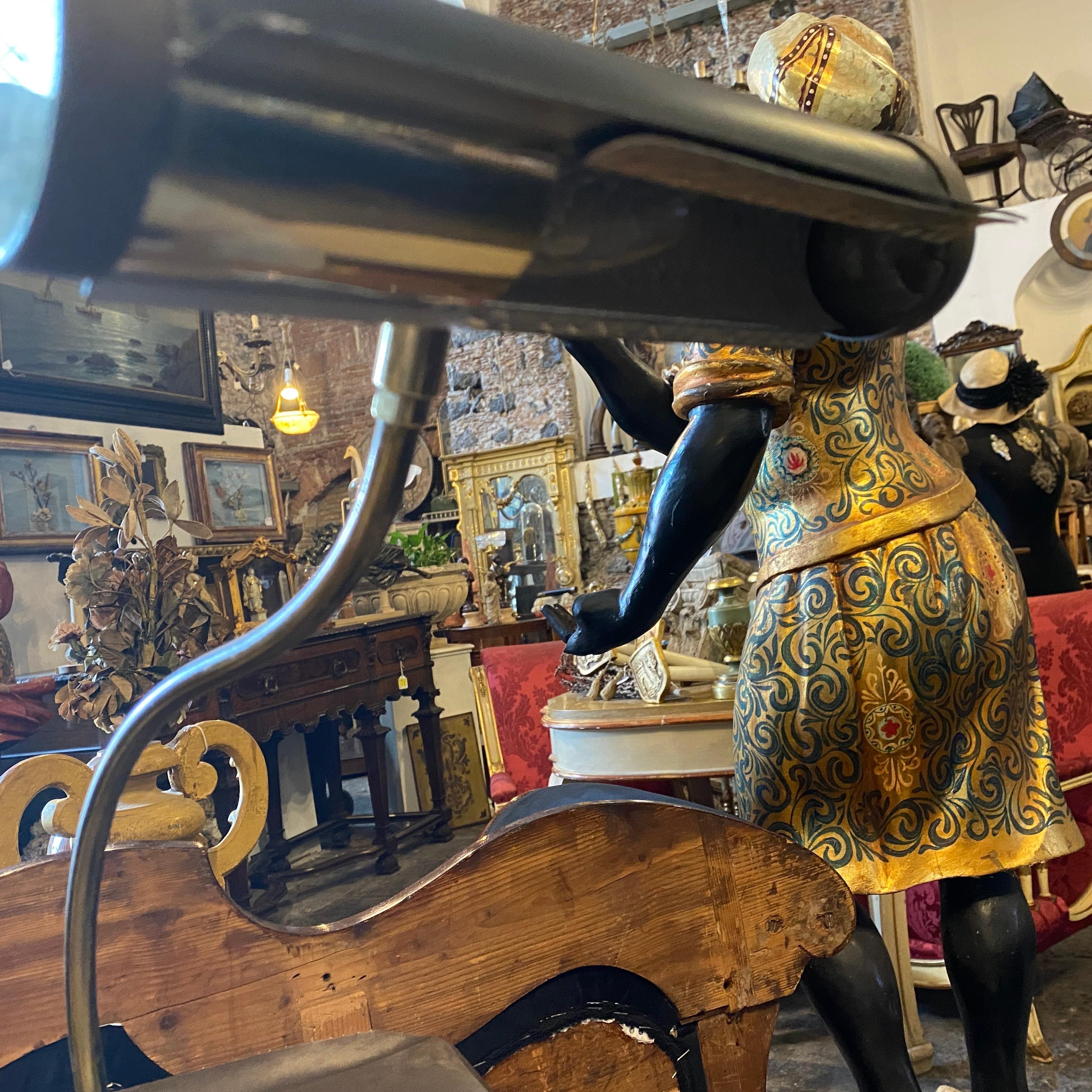 1960s Arredoluce Style Mid-Century Modern Brass Italian Desk Lamp In Good Condition In Aci Castello, IT