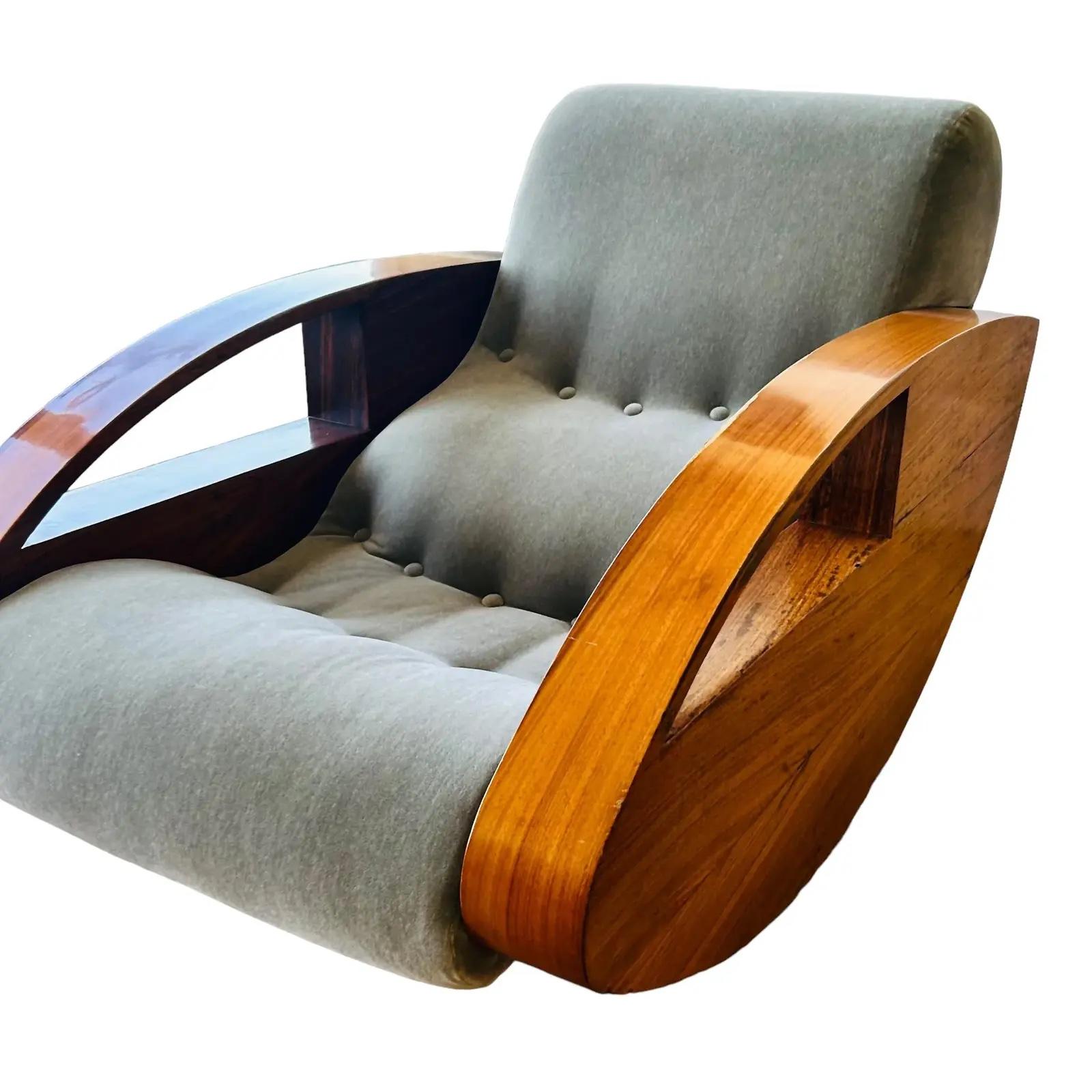 1960er Art Deco Mid Century Schaukelliege (Italienisch) im Angebot
