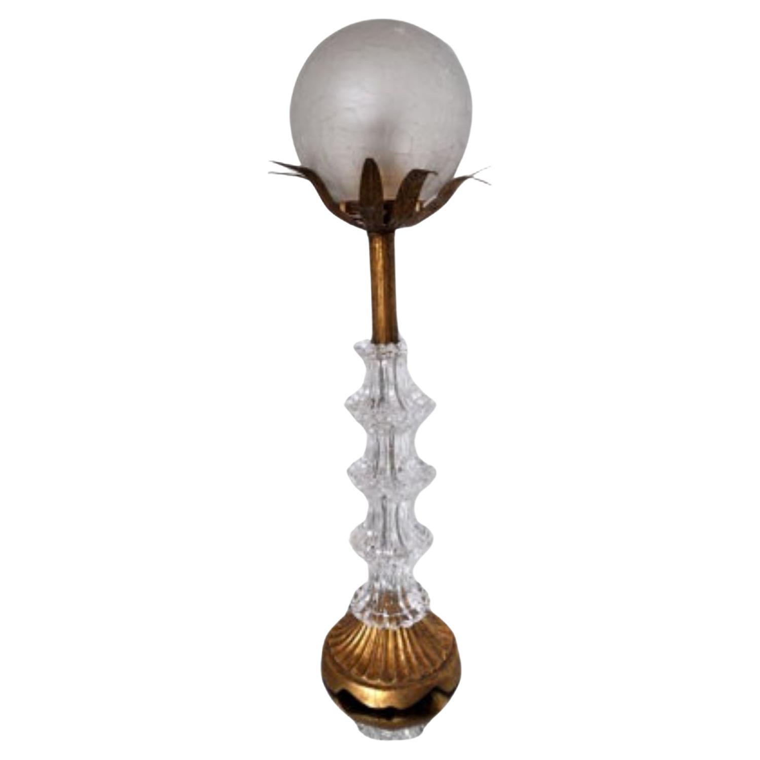 Lampe de table Art déco de Murano des années 1960, Italie