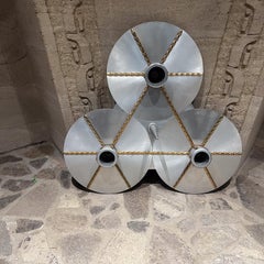 1960s Art Deco Three Light Ceiling Lamp Plafonnier