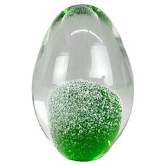 1960s Art Glass Paperweight, Czechoslovakia