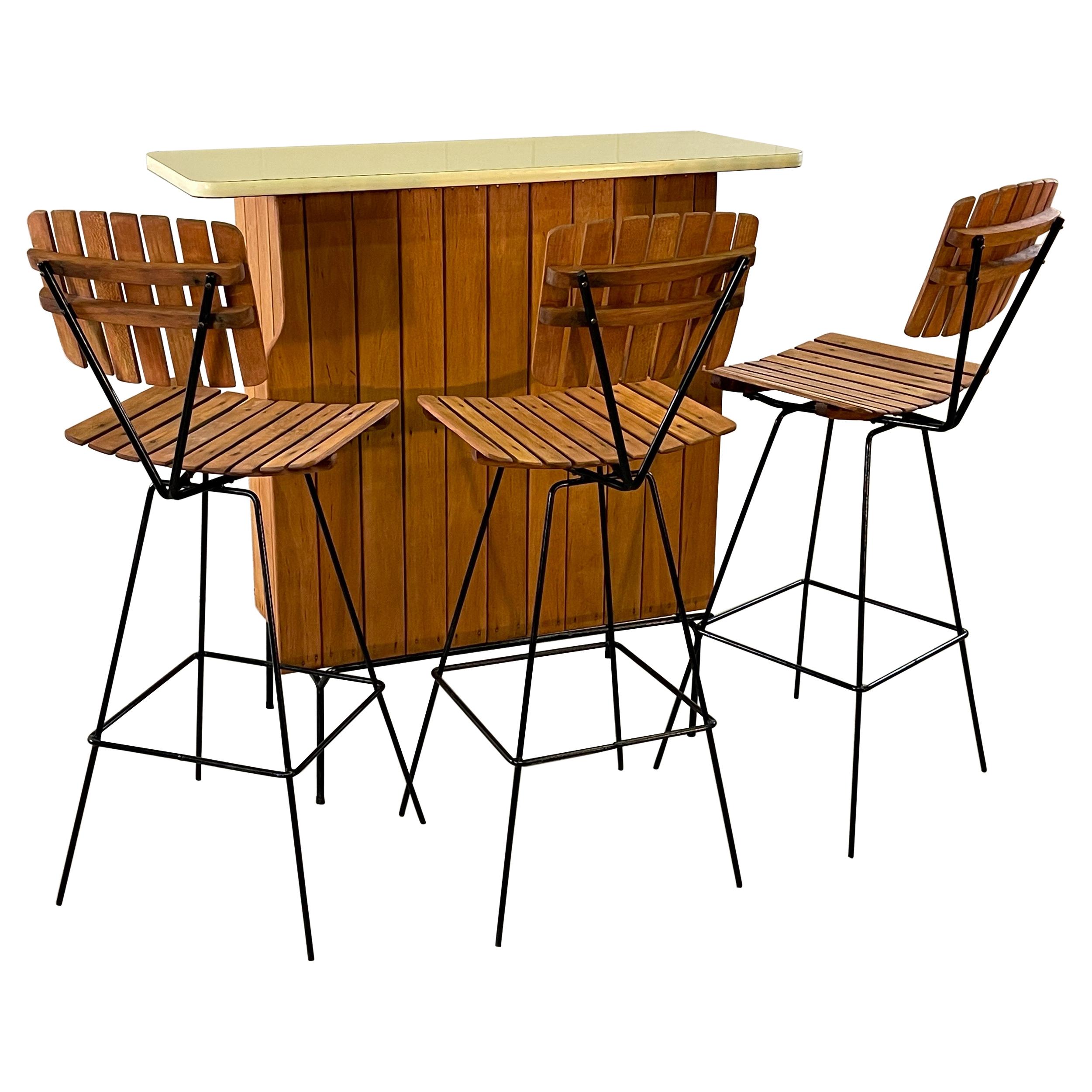 Pair of Bar Stools by Arthur Umanoff at 1stDibs