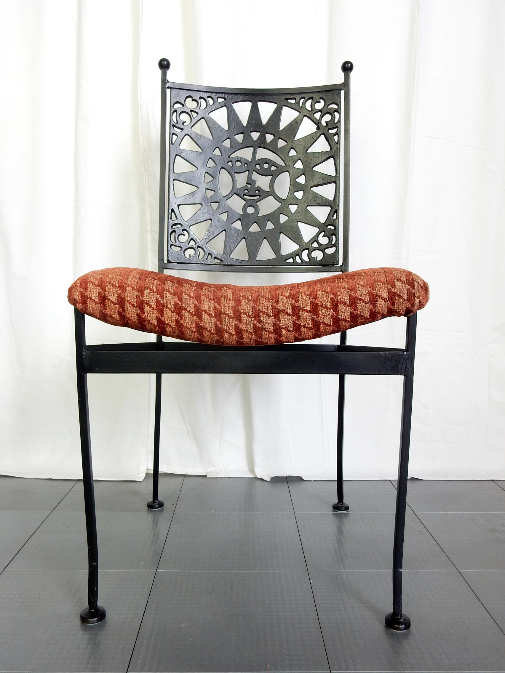 Mid-Century Modern 1960s Arthur Umanoff Mayan Collection Dining Chair Set of 6