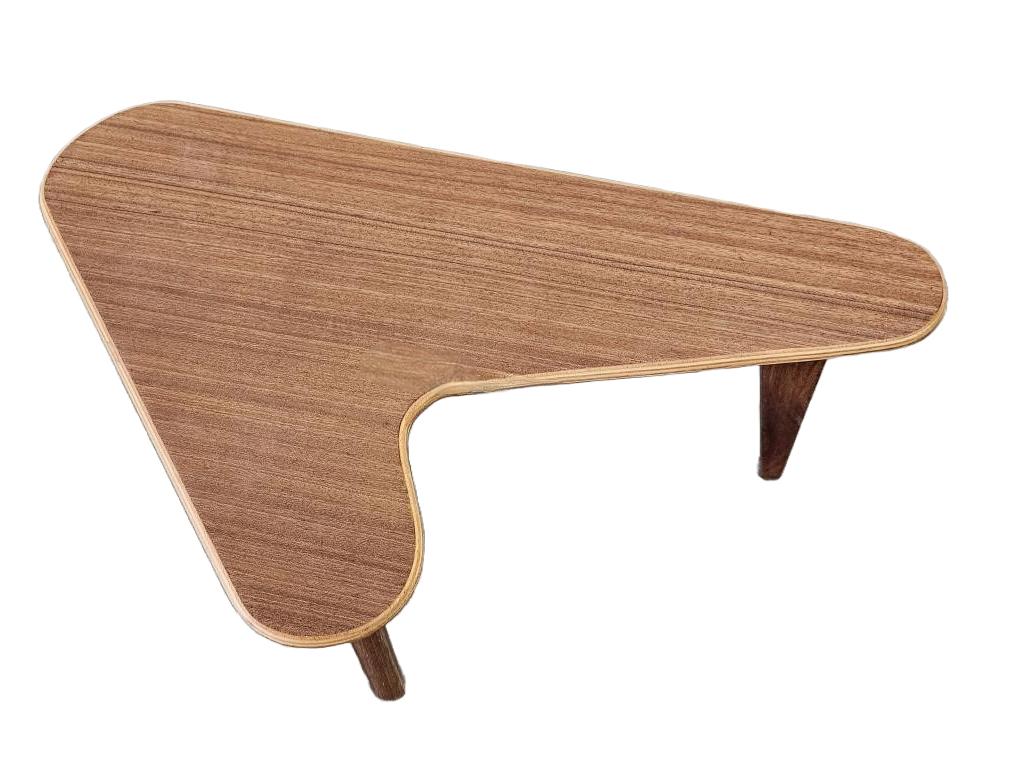 Mid-Century Modern 1960s Artist's Palette (Boomerang) Side Table in Oak - Set of 2