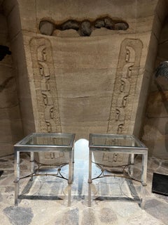 1960s Arturo Pani Bronze Side Tables Mexico City