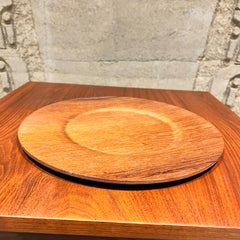 1960s Ary Swedish Teak Serving Tray Charger Plate