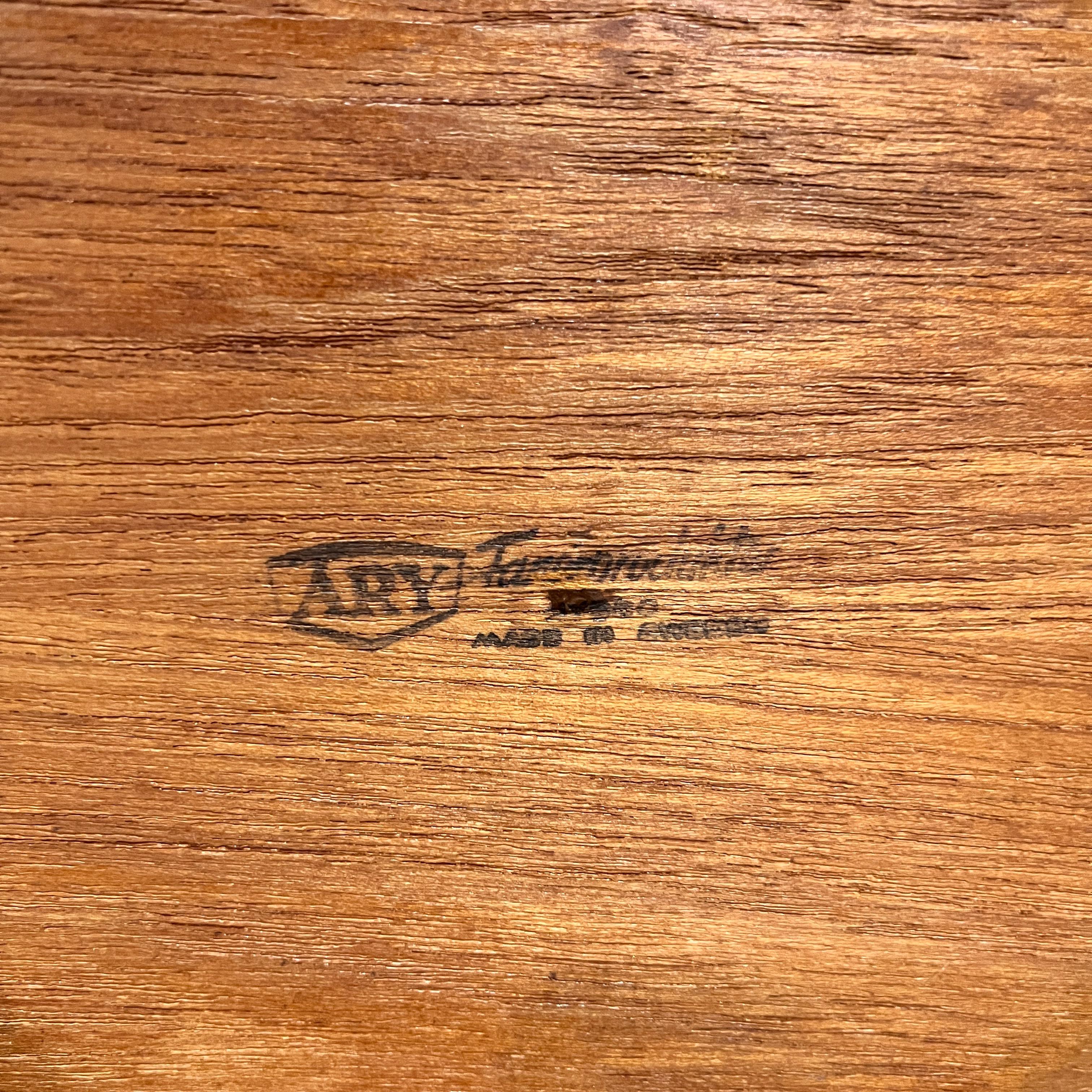1960 Ary Bandeja de servicio de teca sueca Plato de carga Teca en venta