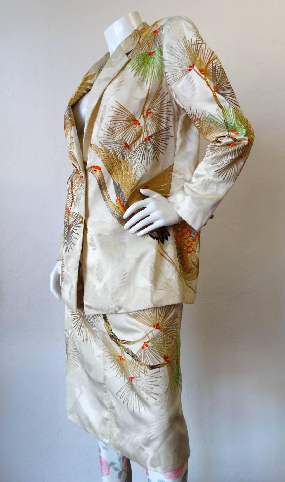 1960s Asian Silk 
