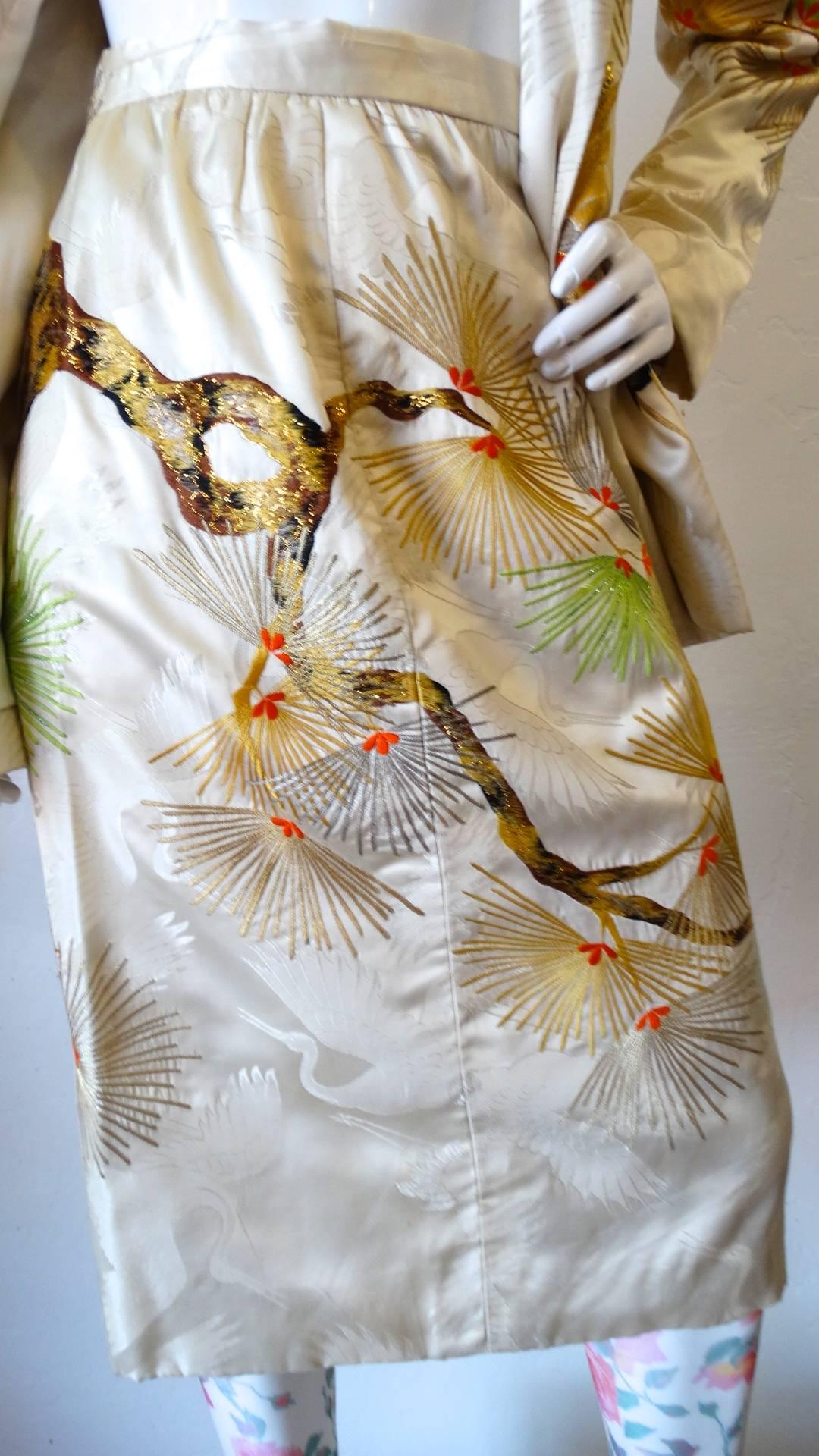 1960s Asian Silk 