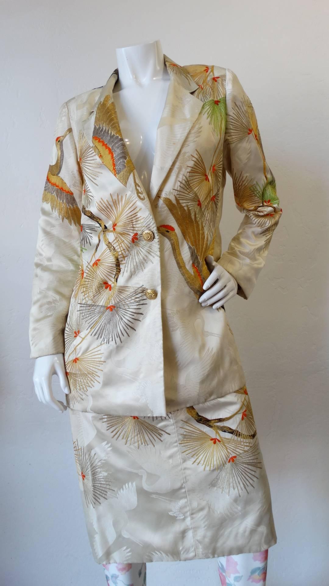 1960s Asian Silk 