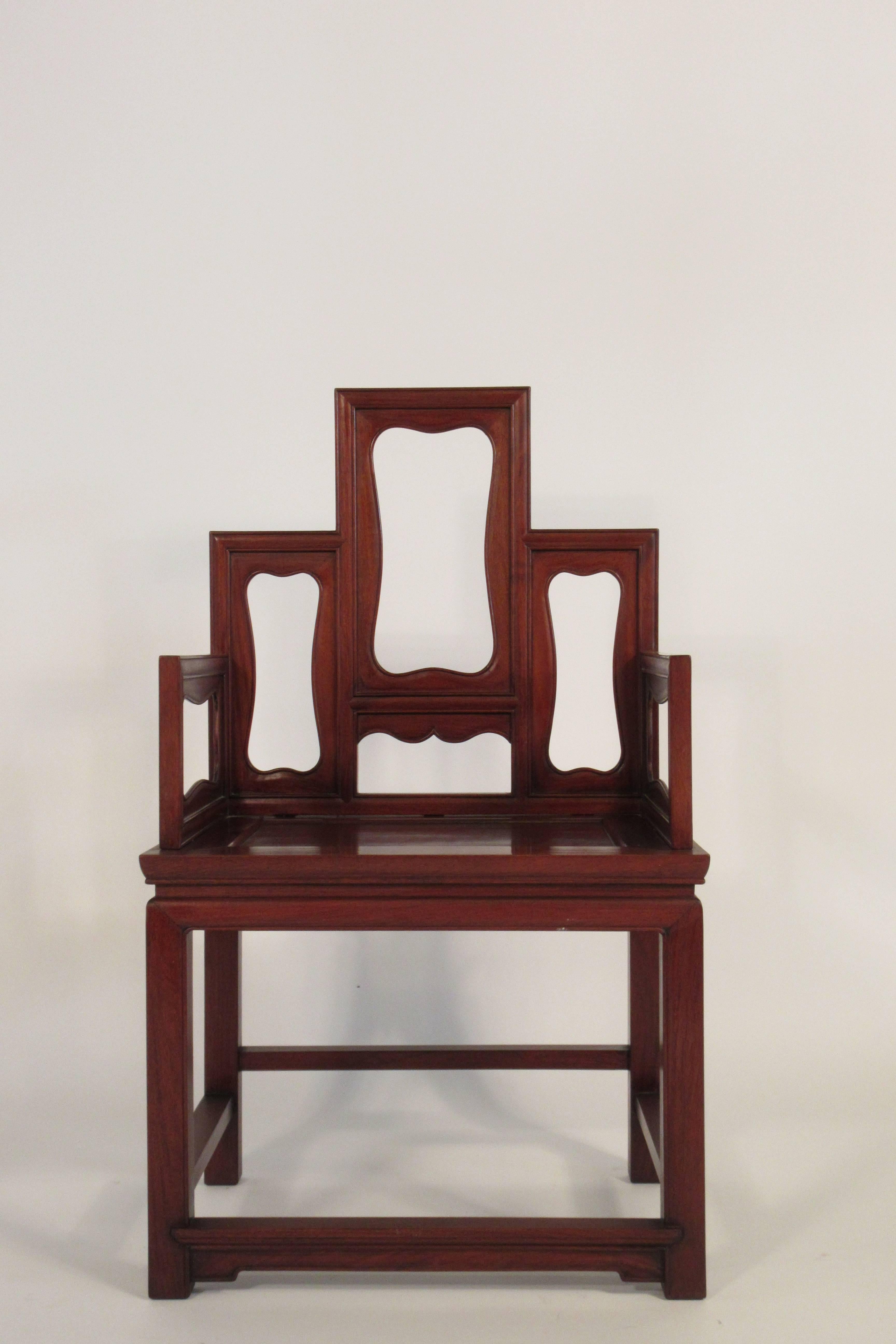 1960s Asian Throne Chair For Sale 1