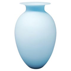 1960s Astonishing Blue Vase by Ca' Dei Vetrai in Murano Glass, Made in Italy