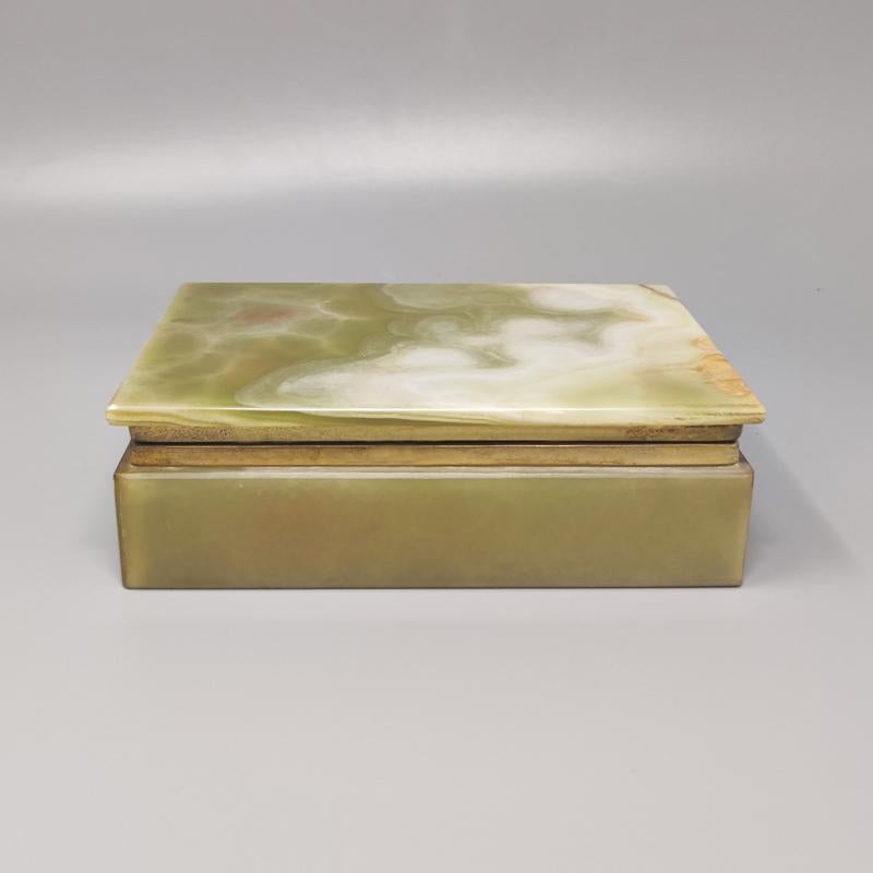 Italian 1960s Astonishing Box in Onyx. Made in Italy For Sale