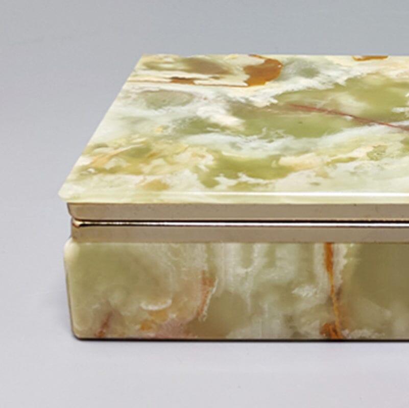 1960s Astonishing Box in Onyx. Made in Italy For Sale 2