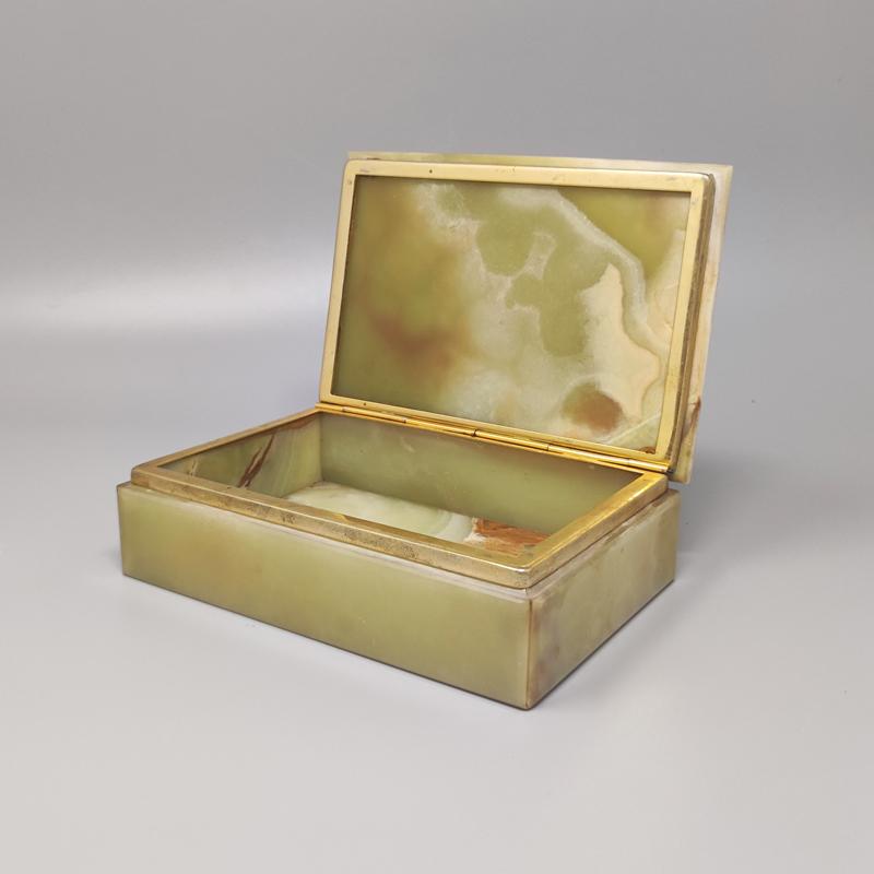 1960er Jahre Erstaunliche Box aus Onyx. Hergestellt in Italien im Angebot 2