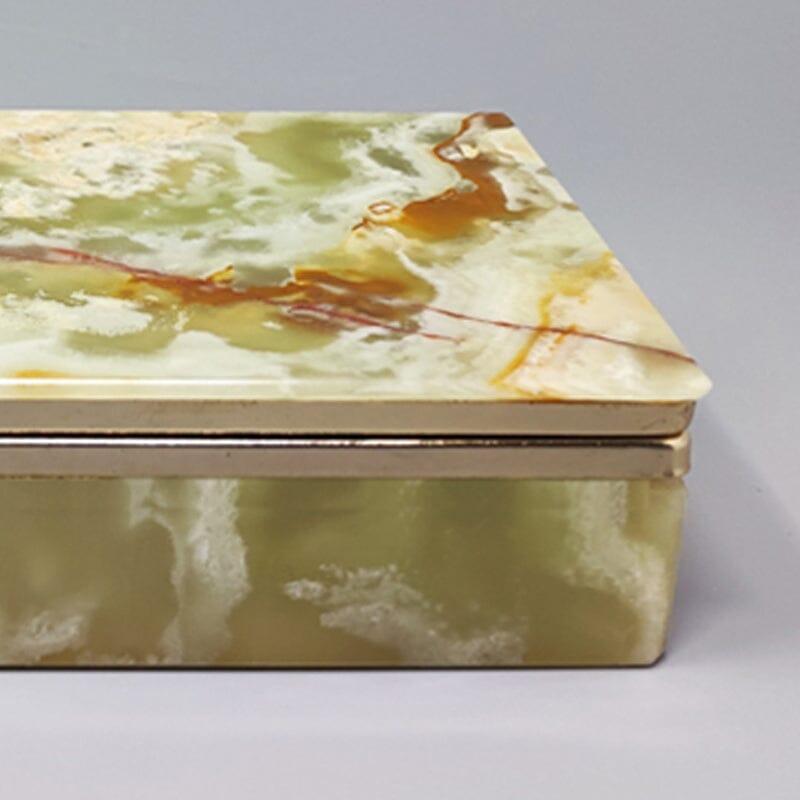 1960s Astonishing Box in Onyx. Made in Italy For Sale 3
