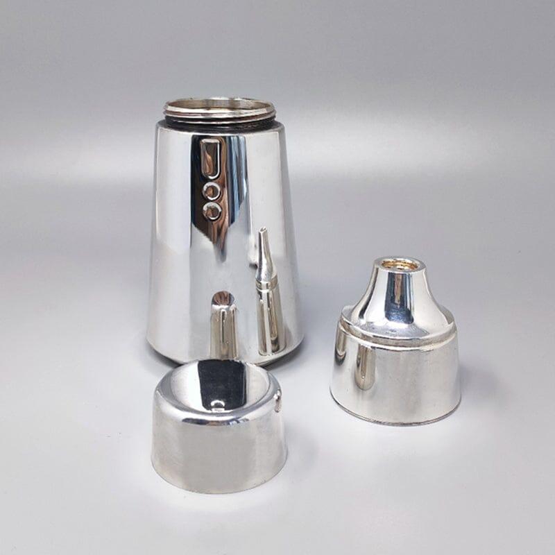 Italian 1960s Astonishing Cocktail Shaker in Silver Plated by LARAS, Made in Italy