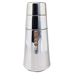 1960s Astonishing Cocktail Shaker in Silver Plated by LARAS, Made in Italy