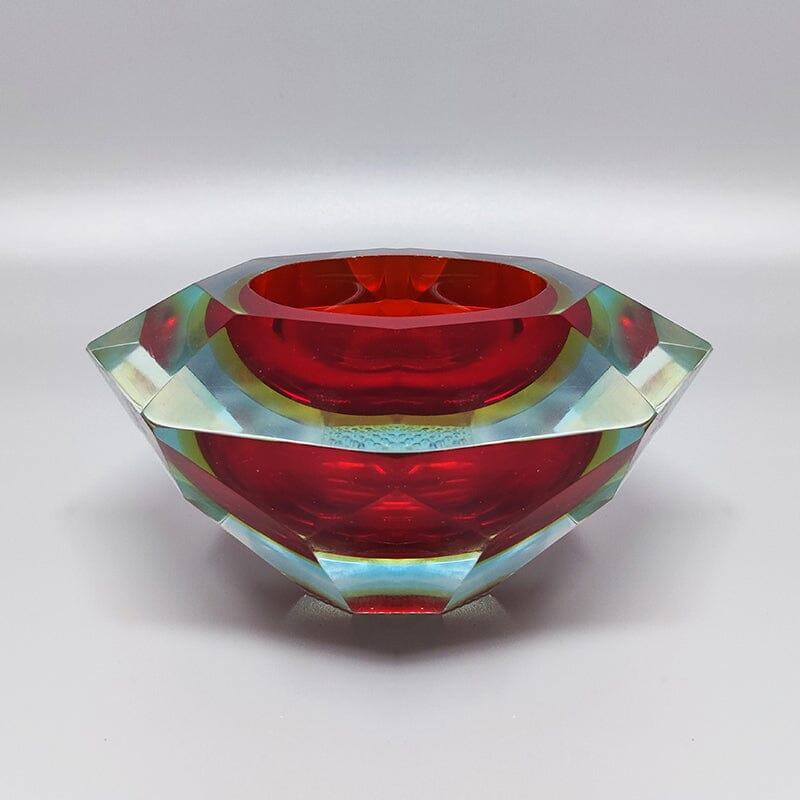 Mid-Century Modern 1960s Astonishing Large Murano  Ashtray or Catch-All By Flavio Poli for Seguso For Sale