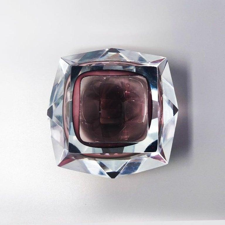 italien 1960s  Étonnant  Grand cendrier ou attrape-t-ensemble de Murano par Flavio Poli pour Seguso en vente