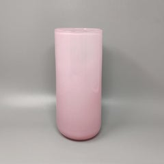 1960s Astonishing Pink Vase by Ca' Dei Vetrai in Murano Glass, Made in Italy