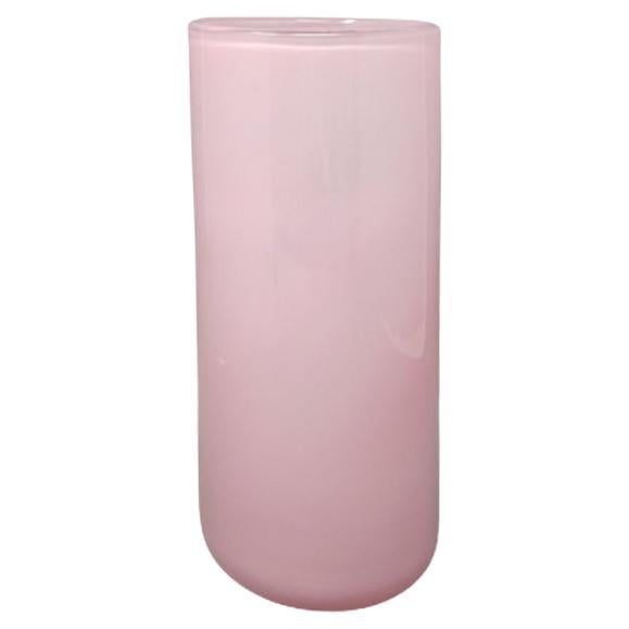 1960s Astonishing Pink Vase by Ca' Dei Vetrai in Murano Glass, Made in Italy For Sale