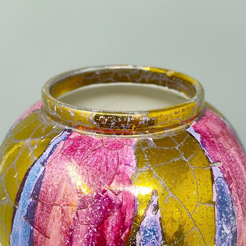 1960s Astonishing Giuseppe Locci Vase in Sardinian Ceramic. Made in Italy 1