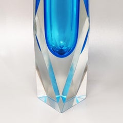 1960s Astonishing Rare Blue Vase by Flavio Poli for Seguso, Made in Italy