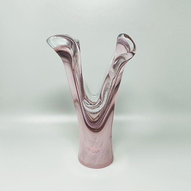 1960s Astonishing Sculpture Vase By Ca Dei Vetrai. Made in Italy In Excellent Condition For Sale In Milano, IT