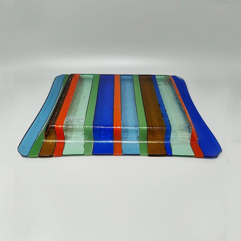 1960s Astonishing Tray By Dogi in Murano Glass. Made in Italy In Excellent Condition For Sale In Milano, IT