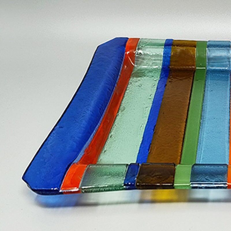 1960s Astonishing Tray By Dogi in Murano Glass. Made in Italy For Sale 1