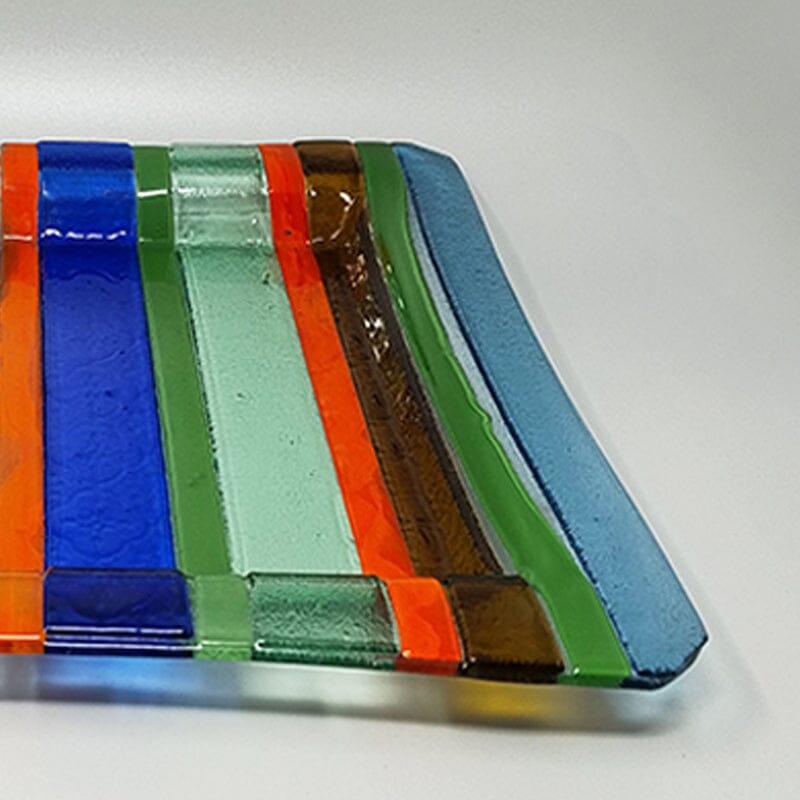 1960s Astonishing Tray By Dogi in Murano Glass. Made in Italy For Sale 2