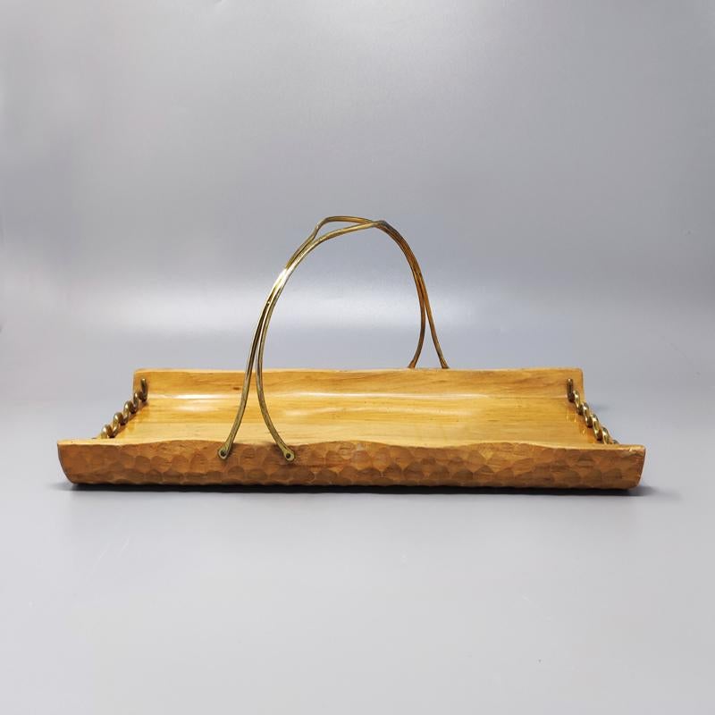 French 1960s Astonishing Tray in Bamboo by Aldo Tura for Macabo, Made in Italy For Sale