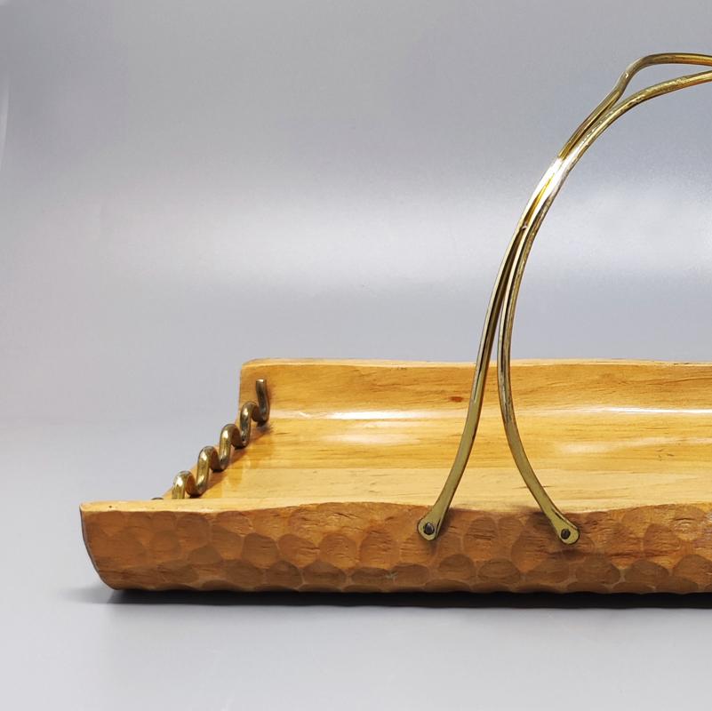 1960s Astonishing Tray in Bamboo by Aldo Tura for Macabo, Made in Italy For Sale 2