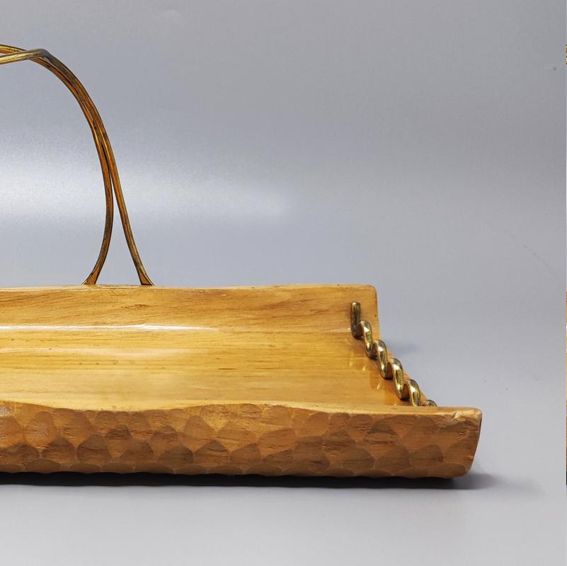 1960s Astonishing Tray in Bamboo by Aldo Tura for Macabo, Made in Italy For Sale 3