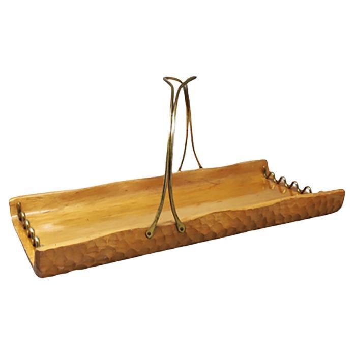 1960s Astonishing Tray in Bamboo by Aldo Tura for Macabo, Made in Italy For Sale