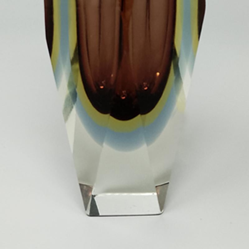 1960s Astonishing Vase in Murano Glass By Flavio Poli for Seguso. Made in Italy In Excellent Condition For Sale In Milano, IT