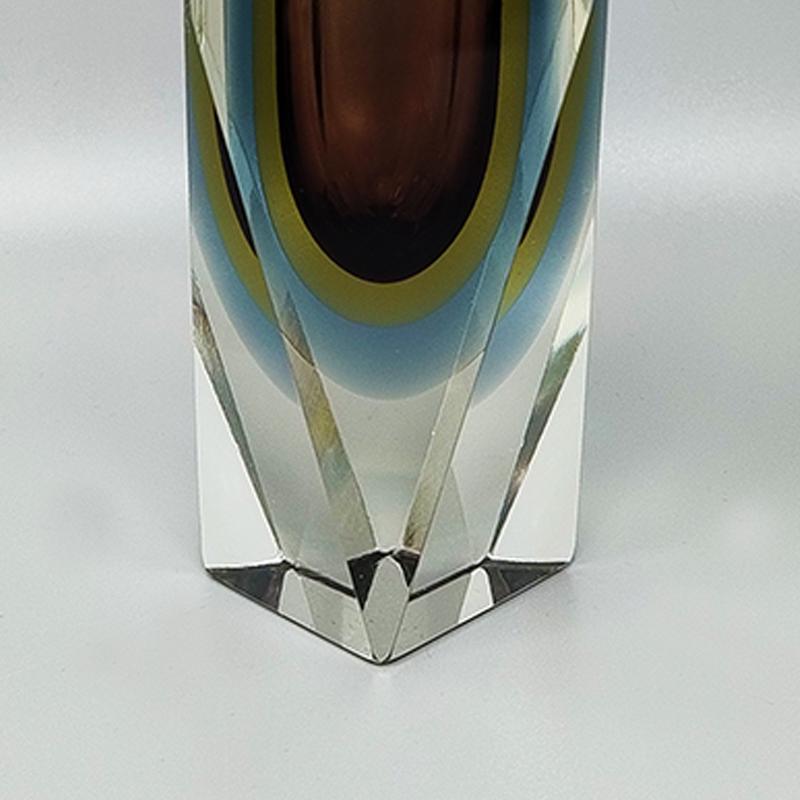 1960s Astonishing Vase in Murano Glass By Flavio Poli for Seguso. Made in Italy For Sale 1