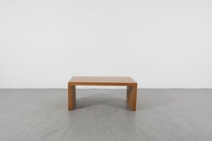 Table basse à cascade en pin Ate Van Apeldoorn des années 1960 avec jointures visibles