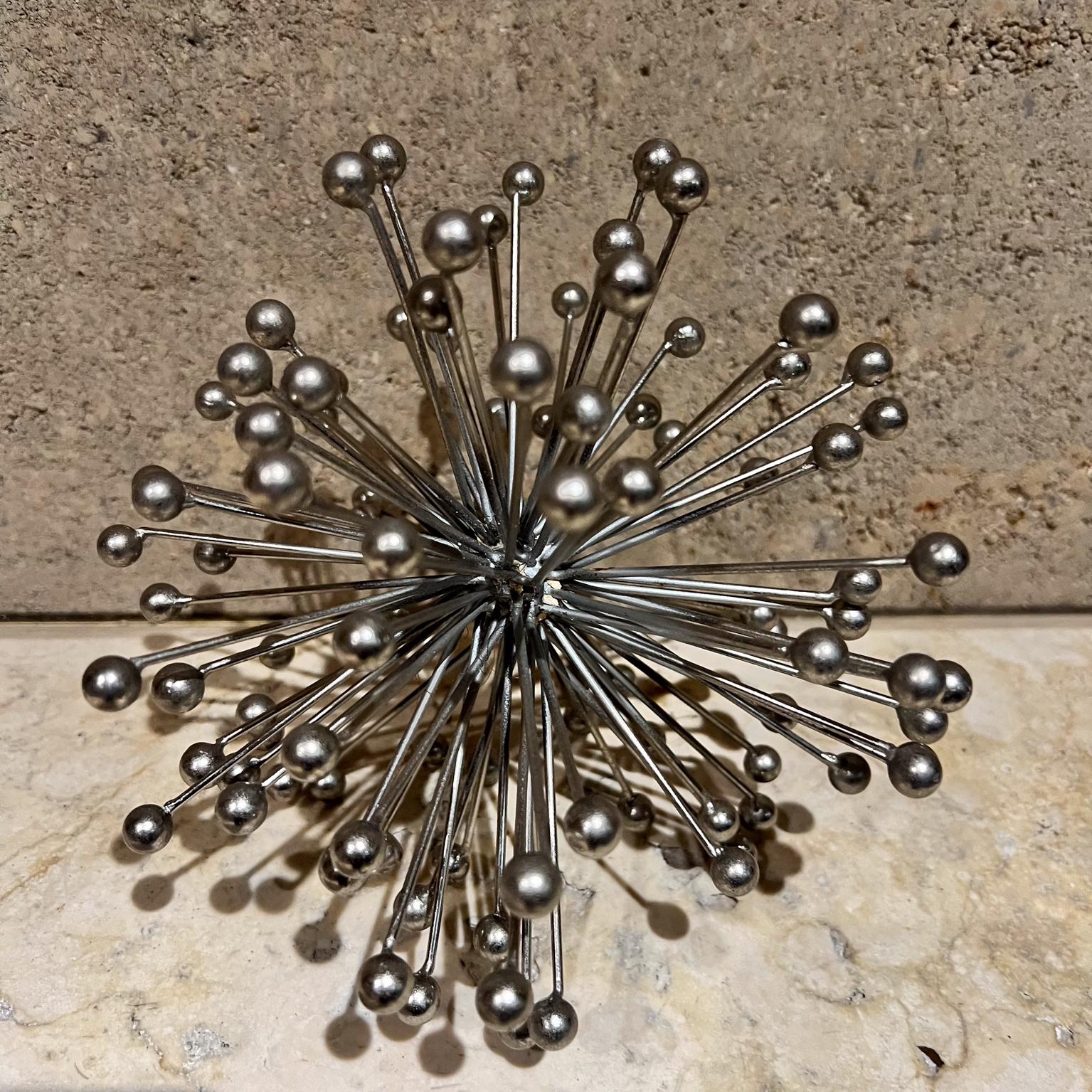 Mid-Century Modern 1960s Atomic Decorative Chrome Starburst Table Sculpture