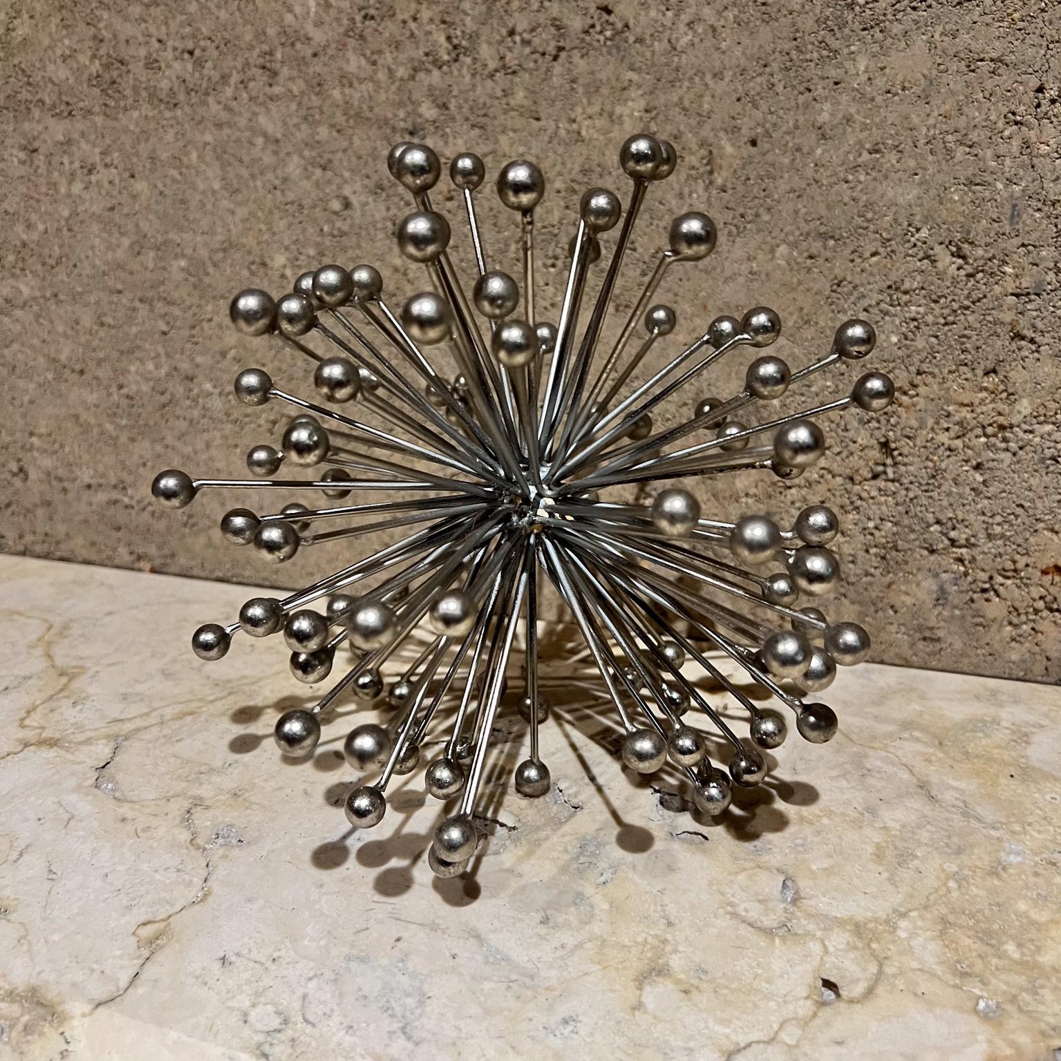 American 1960s Atomic Decorative Chrome Starburst Table Sculpture