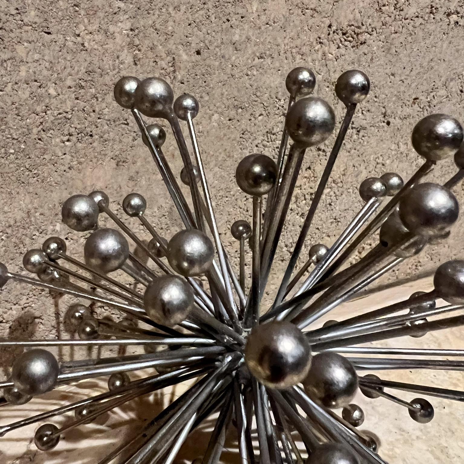 Mid-20th Century 1960s Atomic Decorative Chrome Starburst Table Sculpture
