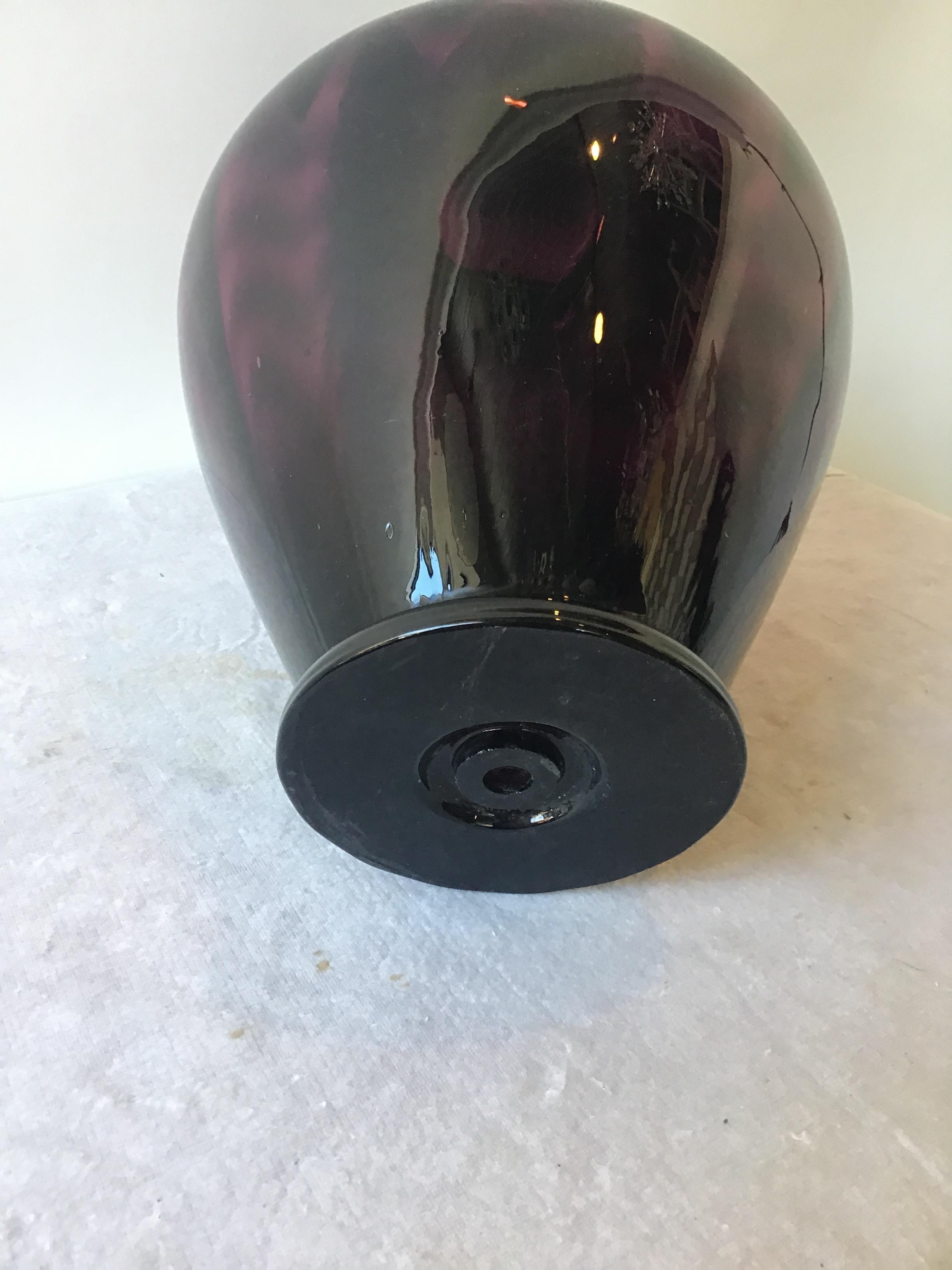 1960s Aubergine Murano Lamp by Balboa 8 1