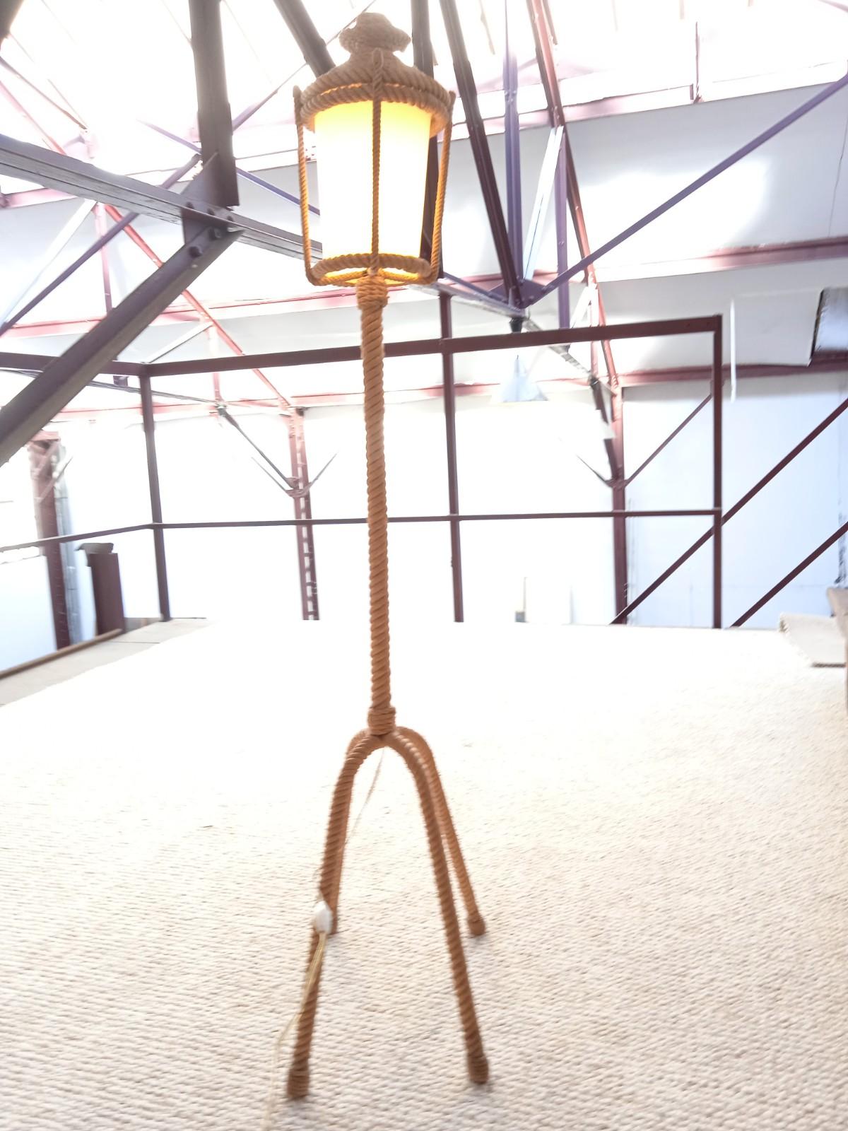 French 1960s Audoux Minet Floor Lamp