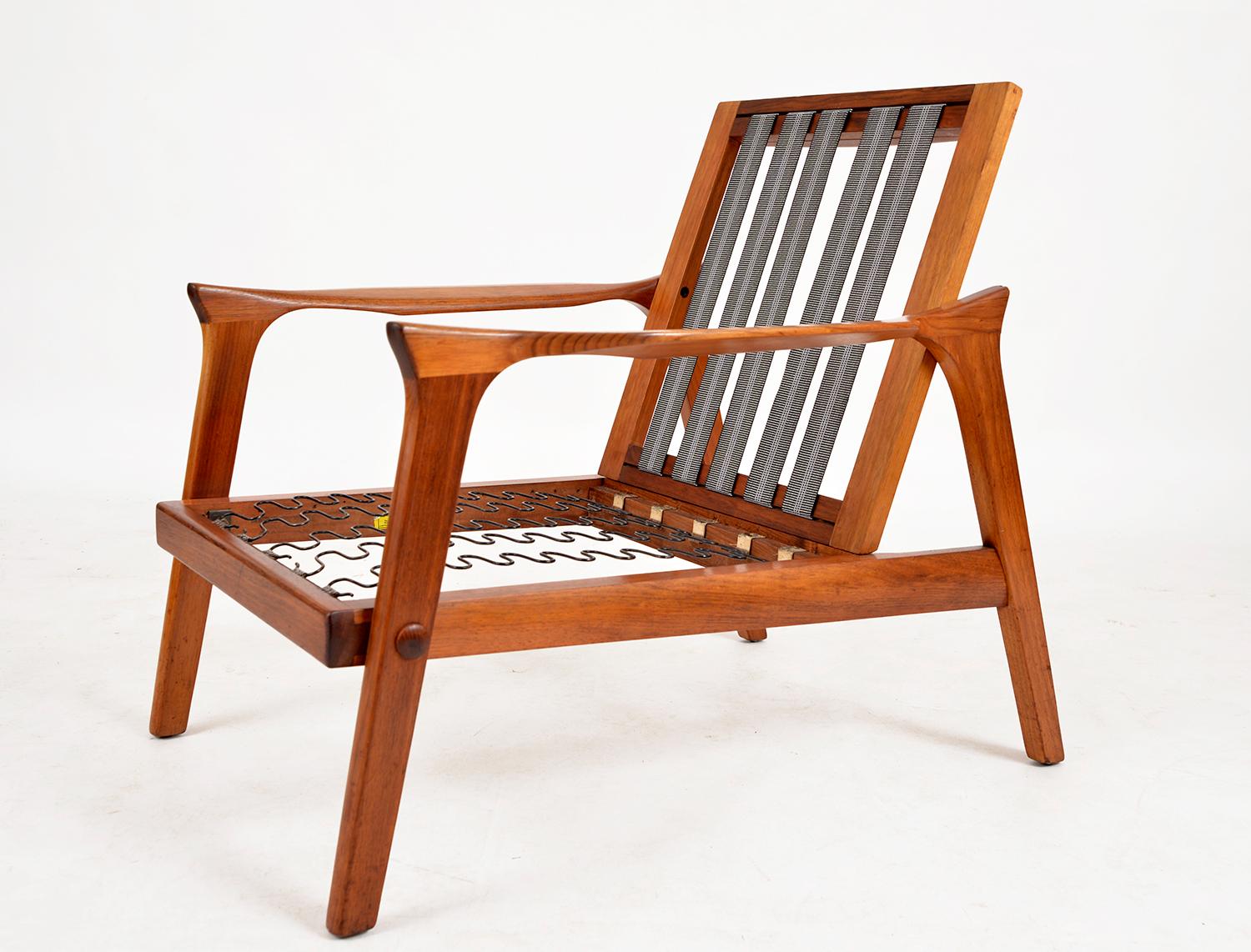 1960s Australian Inga Arm Lounge Chair by Danish Deluxe Midcentury Scandinavian 3