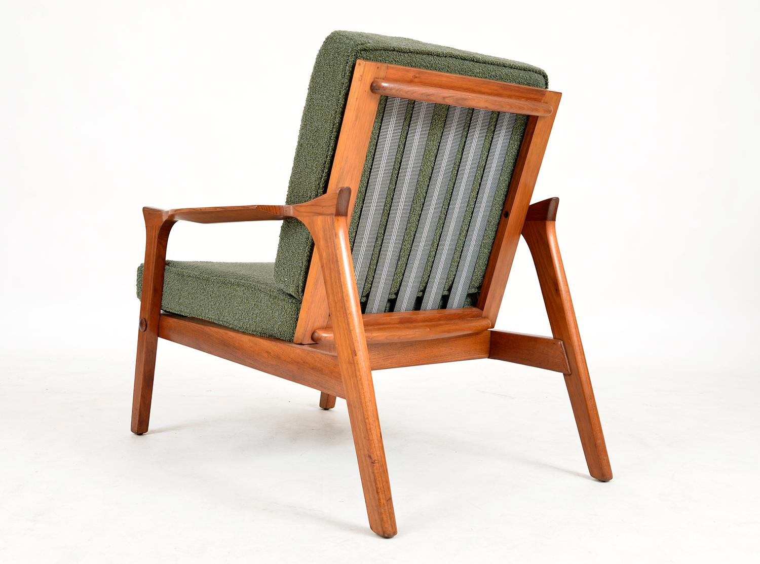 Scandinavian Modern 1960s Australian Inga Arm Lounge Chair by Danish Deluxe Midcentury Scandinavian