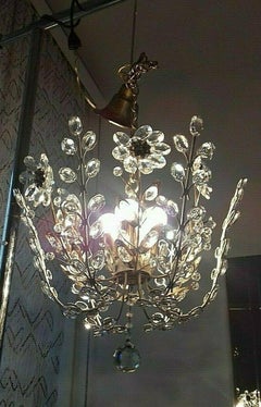 Lanterna a forma di fiore MCM austriaca degli anni '60 di Bakalowits & Sohn